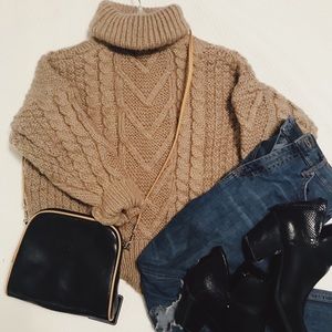 Chunky Knit Turtleneck Sweater- (Zaful with Tags)